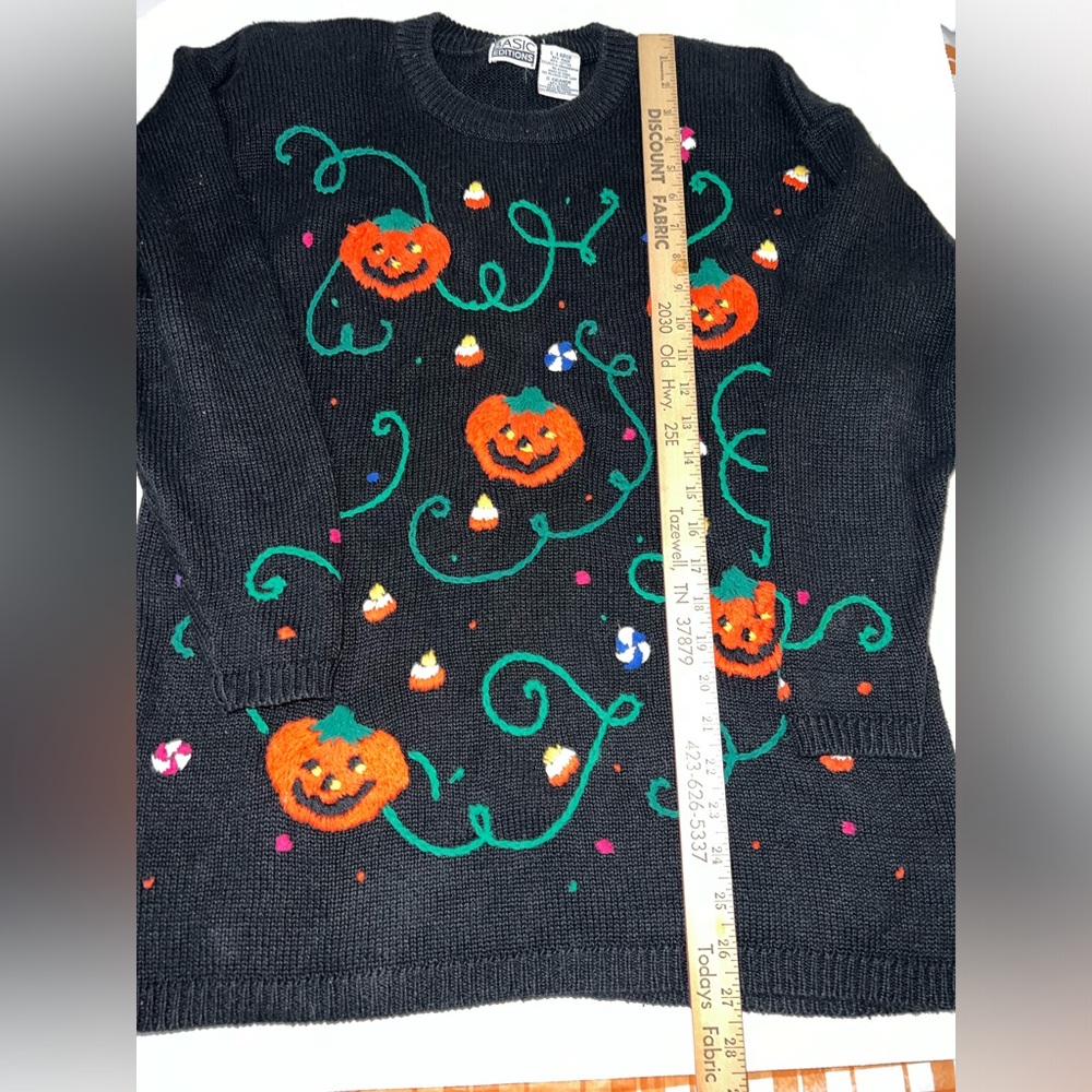 Vintage Basic Editions Halloween Pumpkin Shoulder… - image 2
